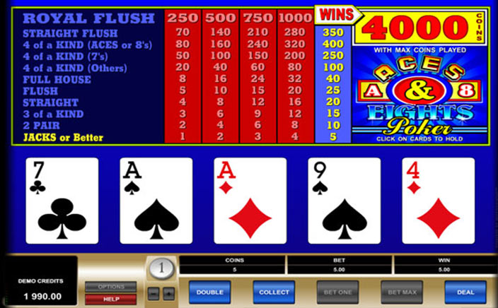 Aces and Eights Poker