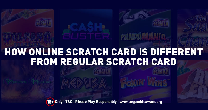 How Online Scratch Card is Different from Regular Scratch card